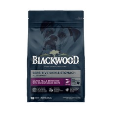 Blackwood 功能性全齡犬腸胃保健配方，鮭魚糙米，全齡犬適用，敏感皮膚腸胃保健, 鮭魚+米飯, 10.9kg, 1個