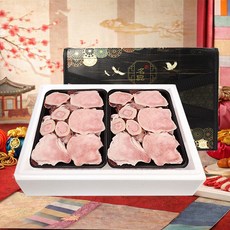 진한 국물 한우 우족 보양식 한우뼈 도가니 2kg 선물세트, 1