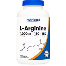 뉴트리코스트 L-아르기닌 1000mg 아미노산 타블렛 150정, 1개