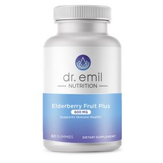 닥터에밀뉴트리션 엘더베리 프루트 플러스 600mg 구미, 60개입, 1개, 60정