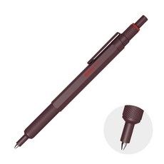 rOtring 600 自動鉛筆 0.5mm, 1個, 新色 原子筆 巧克力松露