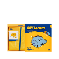 페스룸 반려동물 드라이 자켓 옐로우, 1개