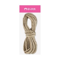 4mm 칼라지끈 공예 재료 자연색, 개 (1개입)