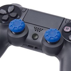 Cyber PS4/PS5 手把 類比搖桿套 高性能FPS操作向上, 1個, 藍色款, 藍色款