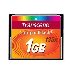 (트랜센드) CF 133X 1GB 정품 /메모리/리더기, 1개