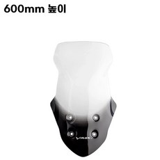 이지맥스 125 300 투명 윈드실드 윈드스크린 55cm, 1, B. 투명 60cm