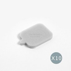 Our Obligation 乳液刷 台灣製造 兩款替換刷頭 背部乳液塗抹器, 1個, 親膚海綿*10個-(不含乳液刷)