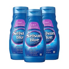 셀선블루 비듬 샴푸 2 in 1, 325ml, 3개