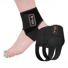 테이핑테크 발목보호대 헬스 축구 러닝 등산 풋살 골프 마라톤, 1세트