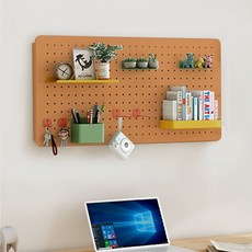 칼라타공판 사이즈선택 철제타공판 5색타공판 칼라페그보드, 본상품선택, 핑크-대형, 1개