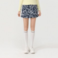 엘르골프 여성 전판 패턴 플레이 밴딩 스커트 6H81851