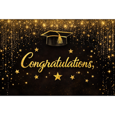 2026 졸업 현수막 입체스타일 졸업배경 대형 초대형 졸업현수막 무료문구 무료디자인 가능 빠른 배송, 골드블랙 졸업