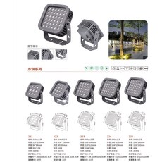 LED 方餅系列 投射燈, 灰