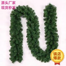 歐美耶誕節裝飾噴白藤條 耶誕裝飾 商場酒店裝飾品, 270CM 180枝頭, 1個