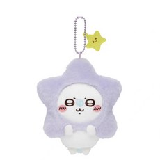GOYES 먼작귀 치이카와 귀여운 별 미니 봉제인형 선물 애니 굿즈, 1개, 퍼플, 10cm