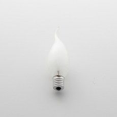 [10개묶음] 일광 불꽃촛대구 백열전구 장식전구 E17 불투명 60w, 전구색, 10개