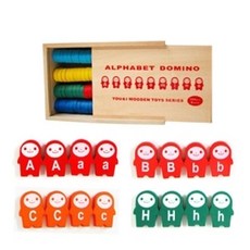 원목 ABC알파벳/한글 숫자 도미노 빅사이즈 (104set), ABC 알파벳 104pc