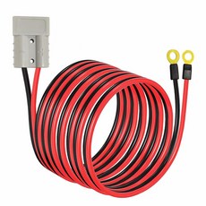 다오하오델리 50A 헤비 듀티 점퍼 케이블 클립이 있는 자동차 부스터 퀵 커넥트 플러그 자동차 SUV 트럭 (3m+1m), 5 Anderson connector 3M