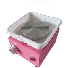 가정용 물레 도예 공방 도자기 회전판 전동 턴테이블, 빨간색