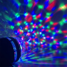 엘엔픽 LED 미러볼 노래방 홈파티 가정용 업소용 USB 조명 실내무드등