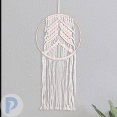 벽장식 우드링 마크라메 마크라메우드링