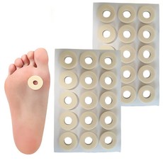 티눈 통증 보호 쿠션 패드, 2개