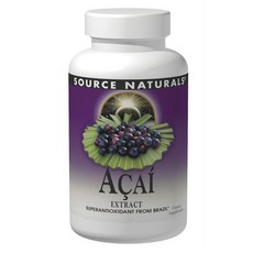 SOURCE NATURALS 巴西莓萃取膠囊 500mg, 1組, 60顆