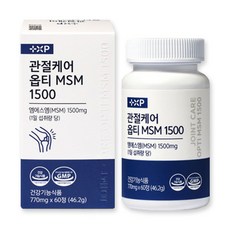 플러스엑스팜 관절케어 옵티 MSM 1500, 3개, 60정