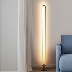 레나에너지 북유럽 프리미엄 장스탠드 LED 거실 조명 타워 스타일, 화이트