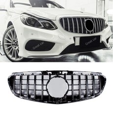 E W212 벤츠 세로그릴 GT그릴 GTR 타입 블랙, 블랙 W212(카메라)