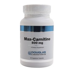 DOUGLAS LABORATORIES Max Carnitine 500mg蔬菜膠囊, 60顆, 1罐