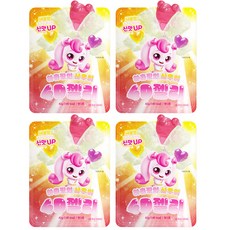 캐치티니핑 하츄핑의 사우어 4D 젤리, 42g, 4개, 혼합과일맛