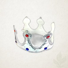 스펀지왕관 실버 헤어밴드 코스튬 학예회 재롱잔치 해피파티