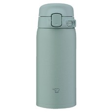 ZOJIRUSHI 象印 不鏽鋼馬克保溫瓶 SU-BA36-GM, 1個, 360ml, 靜謐綠