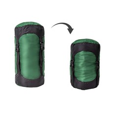 경량 캡슐 침낭 압축 보관 파우치 40D 나일론 실리사이드 내마모성 방수 커버, S, 레드, 1개