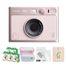 인스탁스 미니에보 EVO 핑크 젠틀로즈+캐리어백+필름100장+선물SET, 1개, 젠틀로즈+캐리어백+필름100장+사은품2종