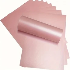 A4 양면 진주 빛 종이 250gsm 15 장 인쇄 가능한 쉬머 카드 용지 생일 결혼식 초대장 만들기 DIY, 01 Pink