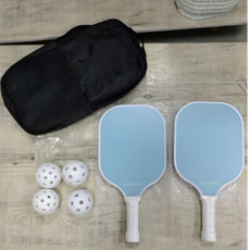 라이프풀 피클볼 세트 패들2개+공4개+가방제공 유리섬유소재, 블루, 1세트