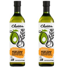 초슨푸즈 초슨 블렌드 오일 새플라워 + 코코넛 + 아보카도, 2개, 750ml