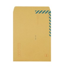 우진 행정중각봉투(양면코팅 종이 행정봉투) 3호 100매 관공서 서류 19x26cm(190x260mm)