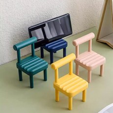 거치대 핸드폰 실용적인 휴대폰 의자 미니 깜찍한 작고 소중한 SG-1DK16-6432, 네이비, 본상품선택, 1개, 네이비