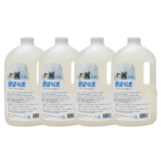 미소 헹굼용 식초, 4개, 2.5L