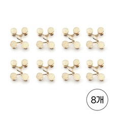 업마크 바지 허리 조절 핀, 8개, 골드