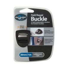 【SEA TO SUMMIT】包(袋)類帶扣零件20mm/1Pin（日字扣） NO.STSAFRB20LLP, Black