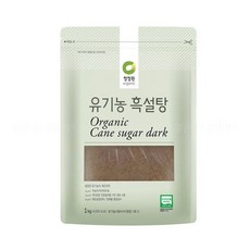 청정원 유기농흑설탕1kg, 유기농흑설탕1kg 청정원