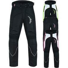 아마존평점4.5+ 미국출고 161691 Hive Moto 여성용 오토바이 바지 직물 코듀라 CE 승인 방수 및 아머 바이커 사이클링 팬츠 실버 5XL