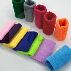 꿀이맘 손목보호대 땀흡수 10cm 컬러 칼라 팔목보호대