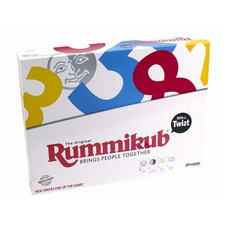 桃園出貨- 拉密牌 以色列麻將 Rummikub Twist 魔力橋 數字牌遊戲 扭轉百變版 家庭遊戲新包裝, 1個