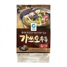 청정원 멸치 국물이 깊은 가쓰오 우동 916g 4인분 1개, 단품, 1g