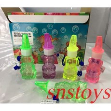 sns 古早味 動物造型卡通泡泡水 (4款隨機), 1個, 1瓶